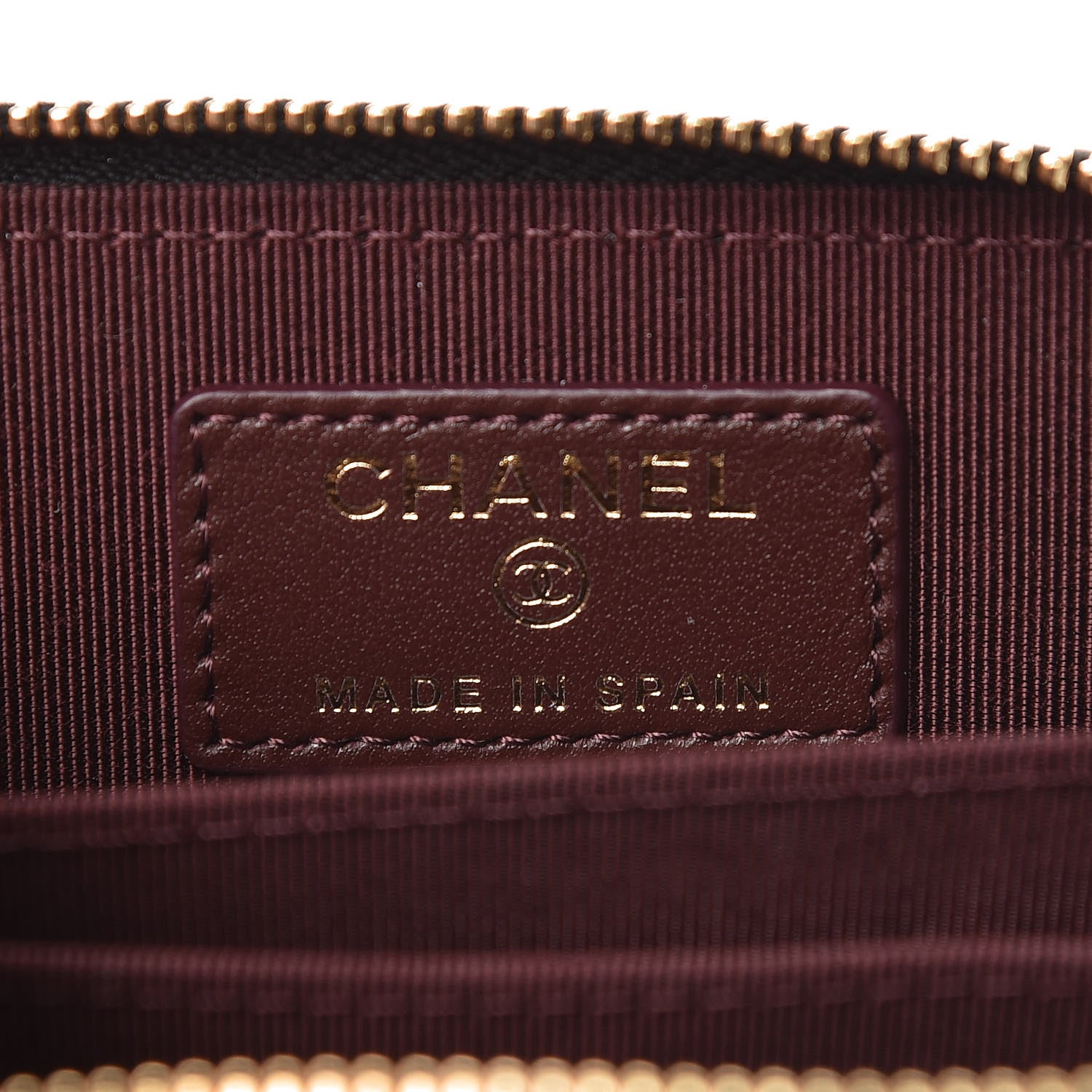 Chanel Caviar Quilted Zip Coin Purse Black 6 of 8