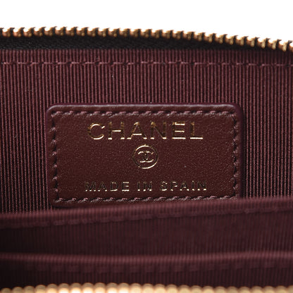 Chanel Caviar Quilted Zip Coin Purse Black 6 of 8