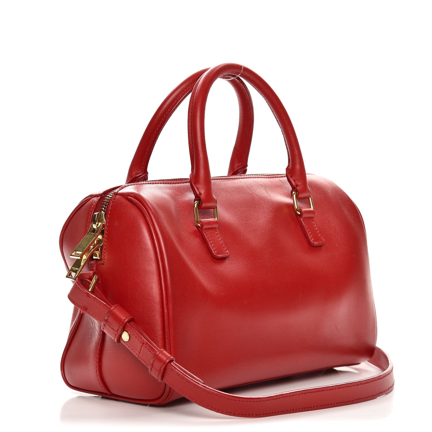 Calfskin Classic Baby Duffle Red