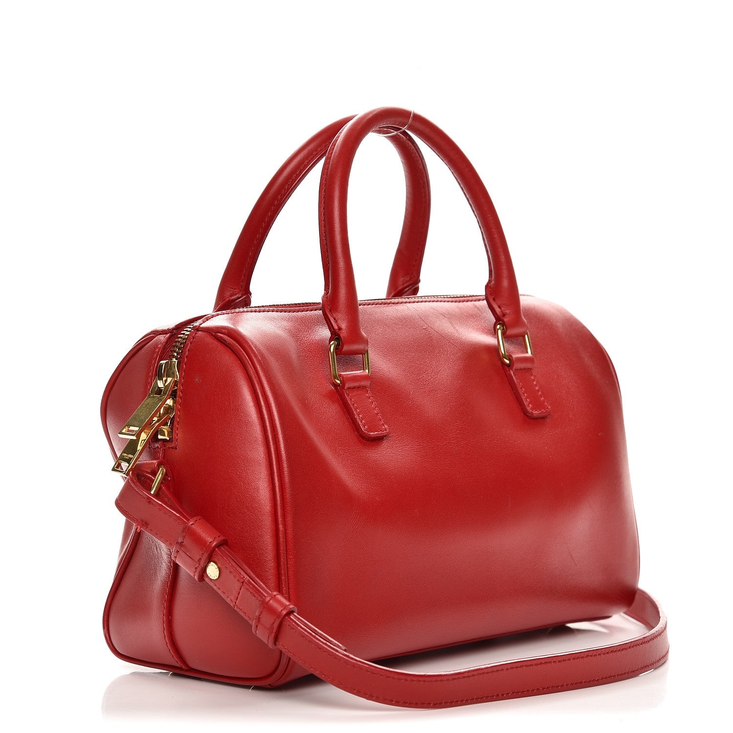 Saint Laurent Calfskin Classic Baby Duffle Red 3 of 8
