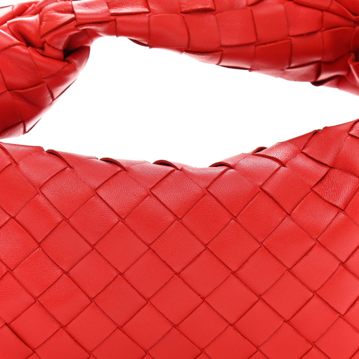 Bottega Veneta Nappa Intrecciato Mini Jodie Red 7 of 10