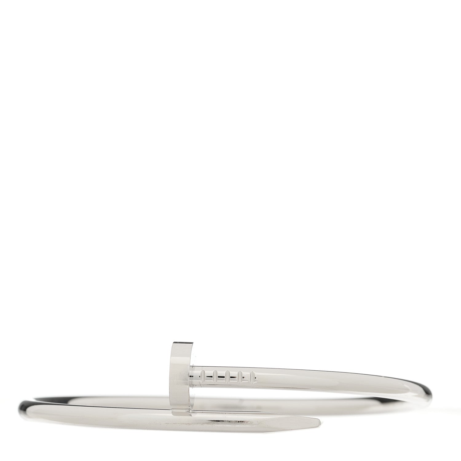 Cartier 18K White Gold Juste Un Clou Bracelet 18 1 of 3