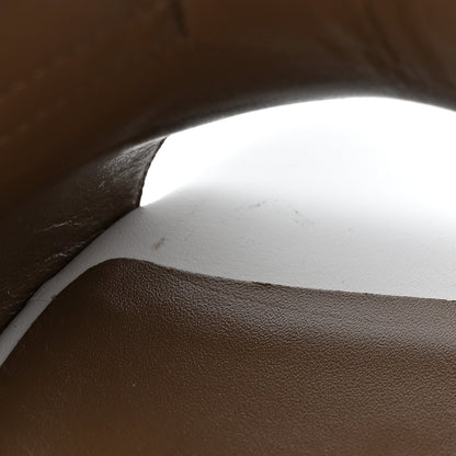 Hermes Goatskin Candy Sandals 39 White 9 of 11