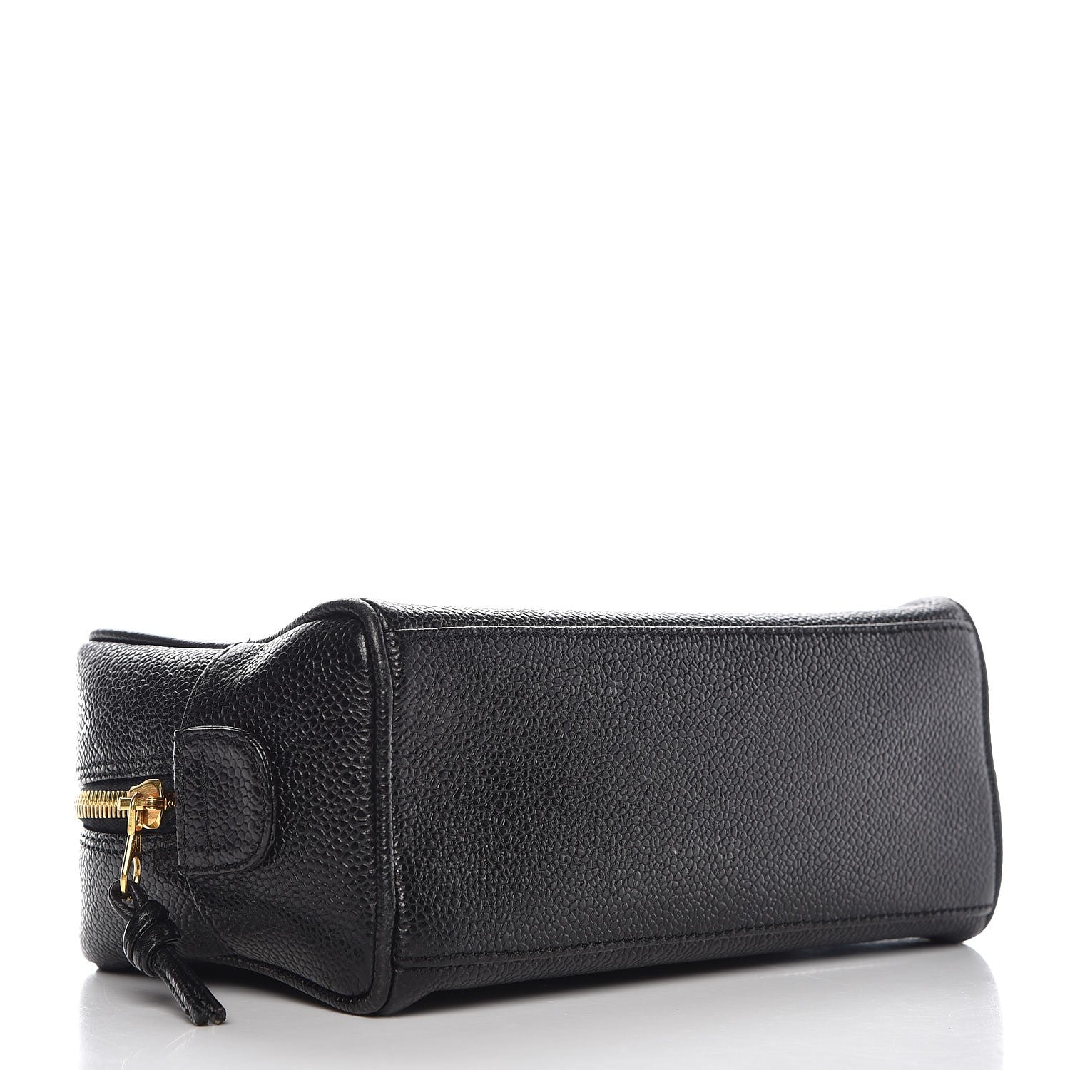 Chanel Caviar Timeless CC Cosmetic Pouch Bag Black 4 of 10