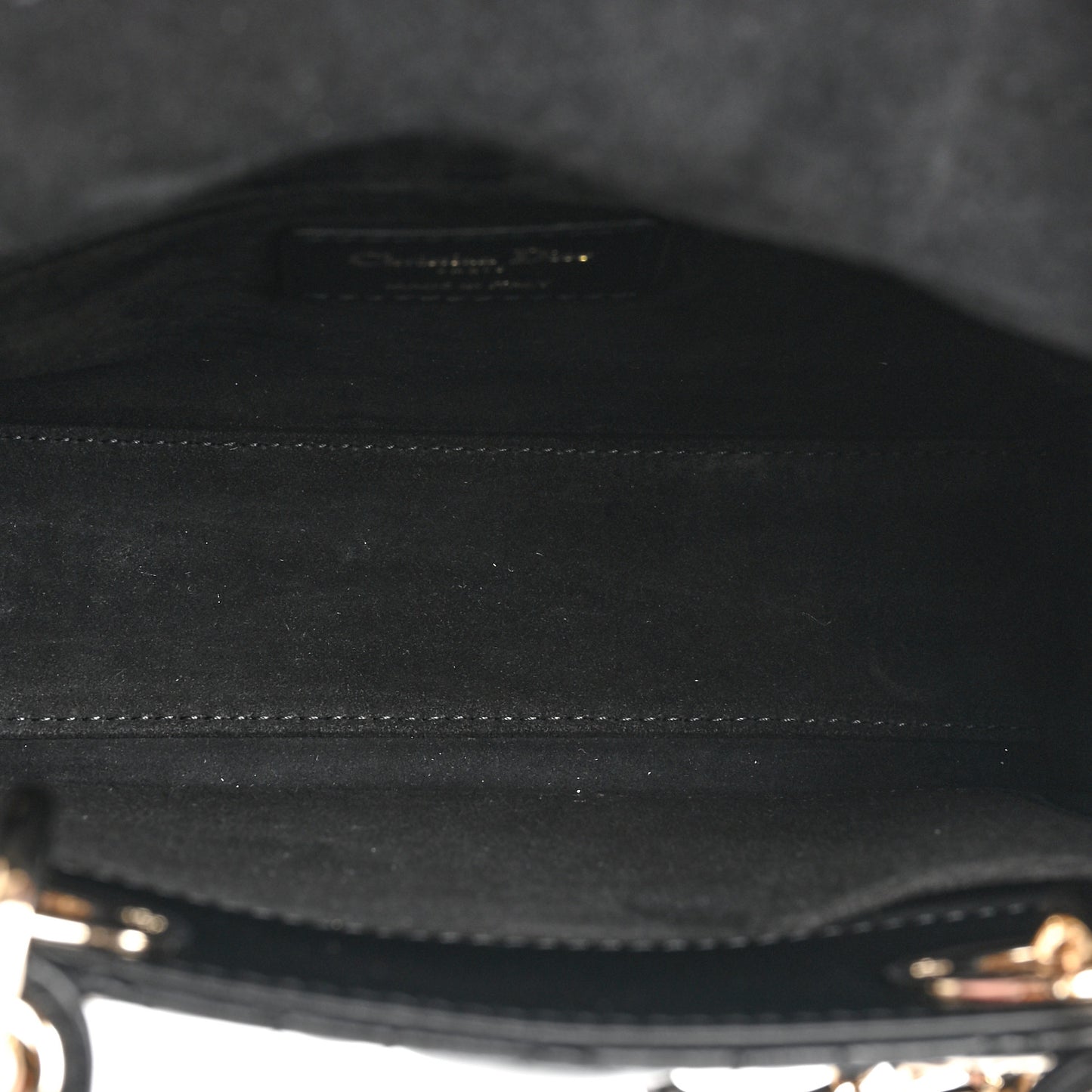 Lambskin Cannage Small My ABCDior Lady Dior Black