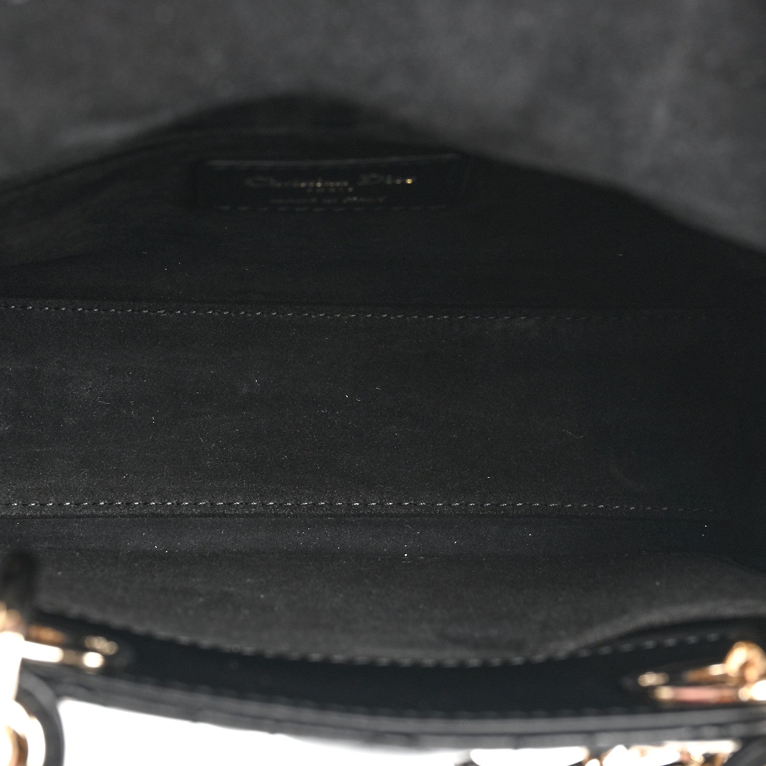 Christian Dior Lambskin Cannage Small My ABCDior Lady Dior Black 5 of 10