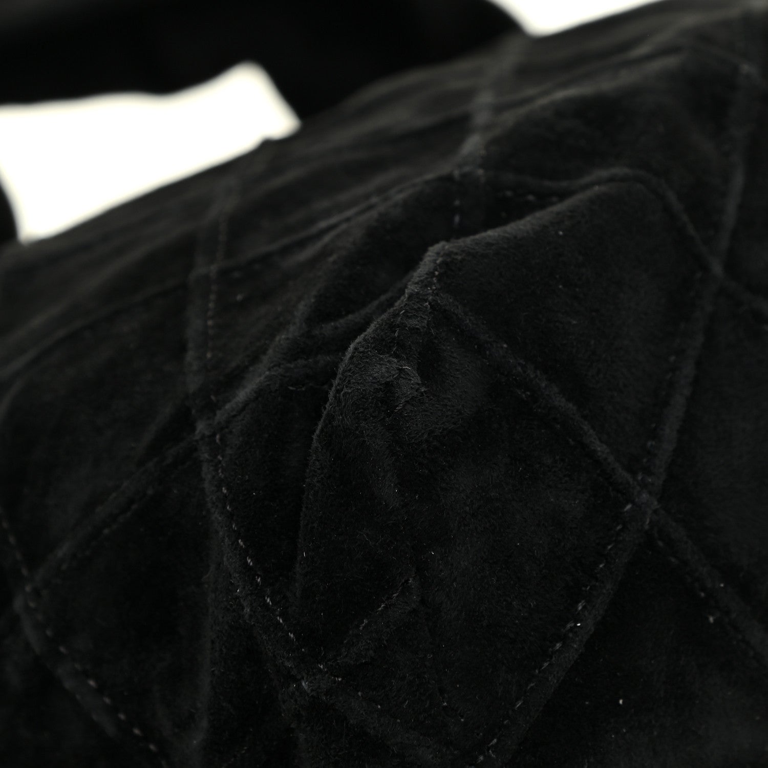 Chanel Suede Stitched Hobo Black 12 of 19