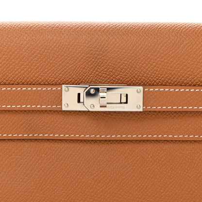 Hermes Epsom Kelly Longue Wallet Gold 6 of 9