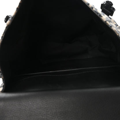 Christian Dior Oblique Grained Calfskin Maxi Gallop Backpack Blue Black 4 of 10