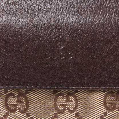 Gucci GG Monogram Double Pocket Belt Bag Dark Brown 7 of 7