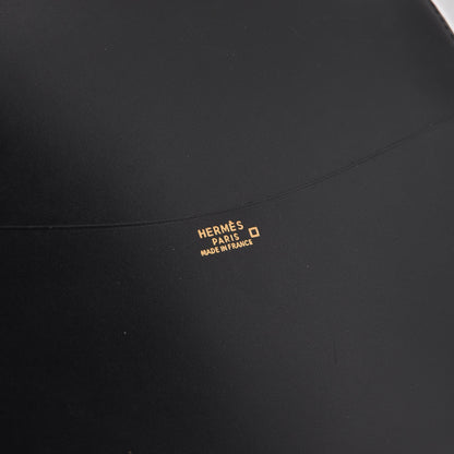 Hermes Shiny Alligator Notebook Cover Black 6 of 6
