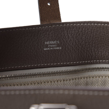 Hermes Taurillon Clemence Marwari PM Etoupe 8 of 9