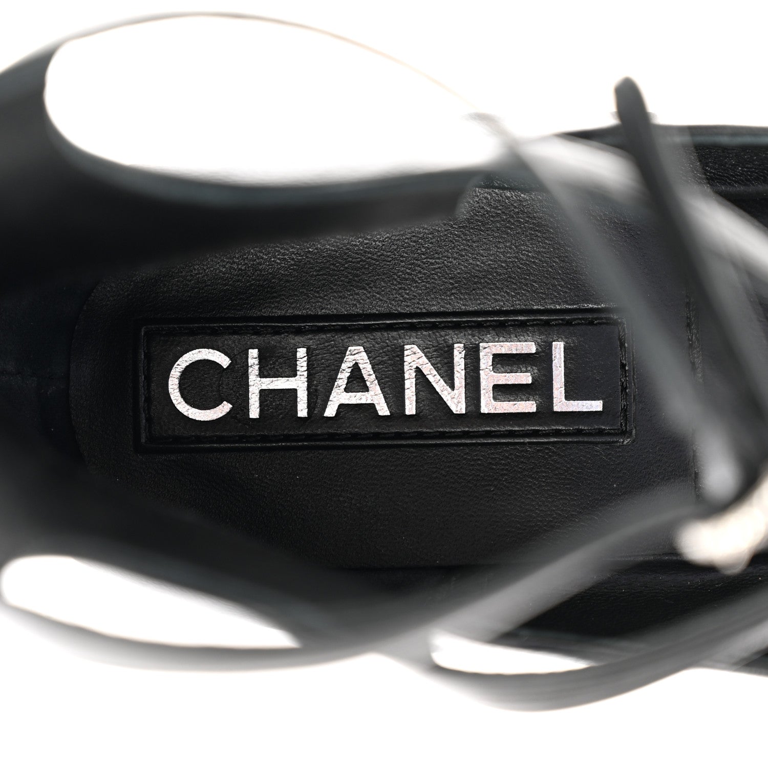 Chanel Lambskin Cap Toe CC Mary Jane Short Boots 41 Black 7 of 9