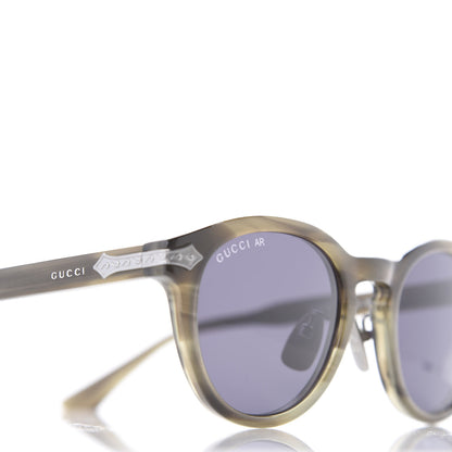 Gucci Acetate Round Metal Sunglasses GG0071S 8 of 9
