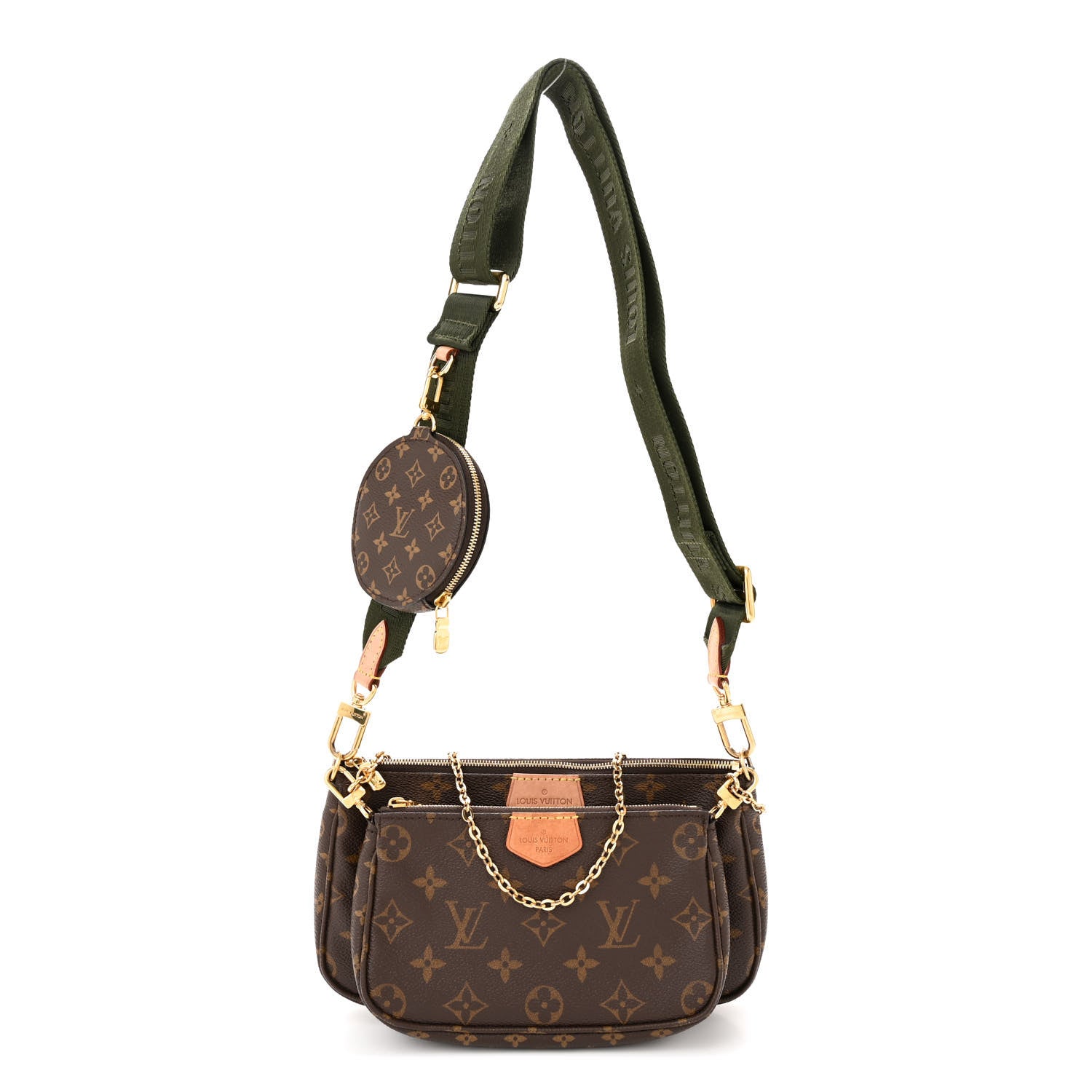 Louis Vuitton Monogram Multi Pochette Accessories Kaki 1 of 12