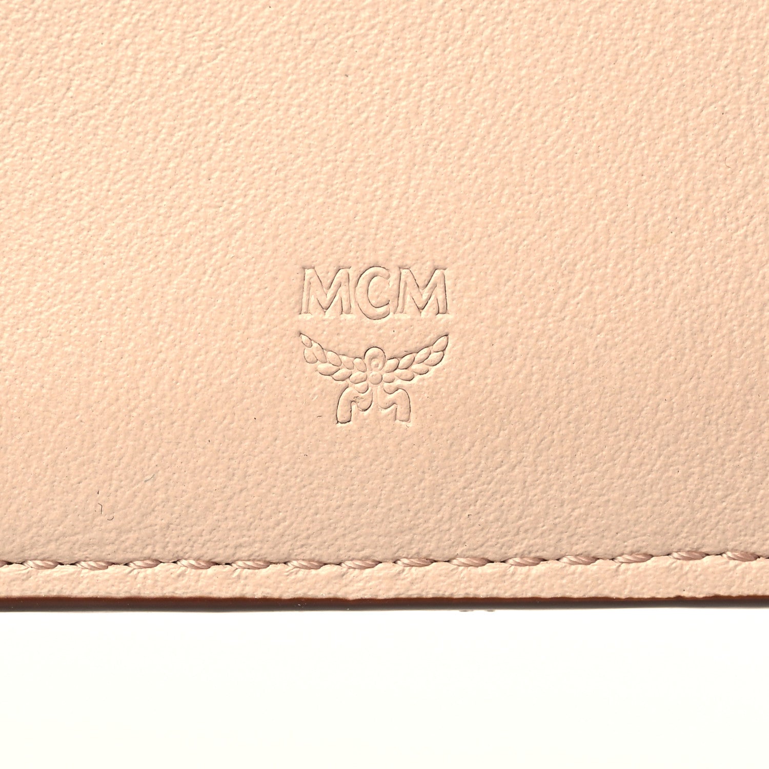MCM Calfskin Ottomar Large Klara Two Fold Wallet Cognac 6 of 8