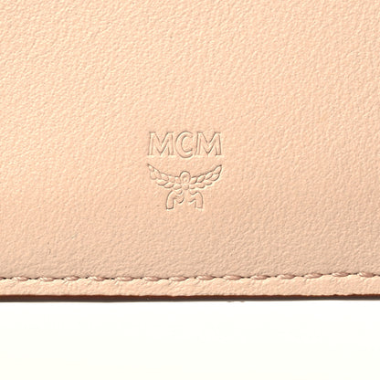 MCM Calfskin Ottomar Large Klara Two Fold Wallet Cognac 6 of 8