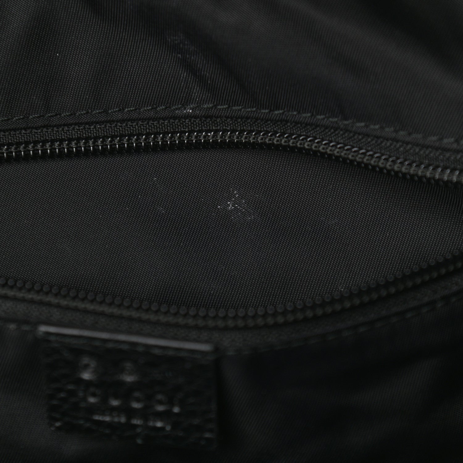Gucci Nylon Monogram Medium Light Double Buckle Backpack Black 11 of 13