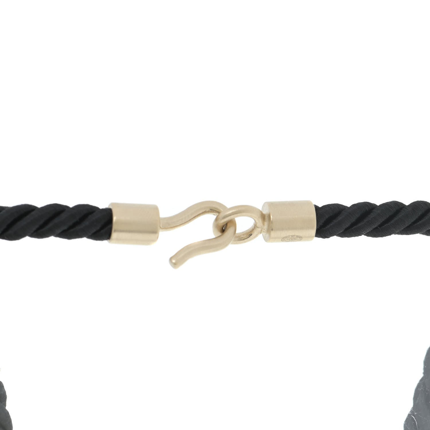 Chanel Enamel CC Rope Necklace Black 6 of 7
