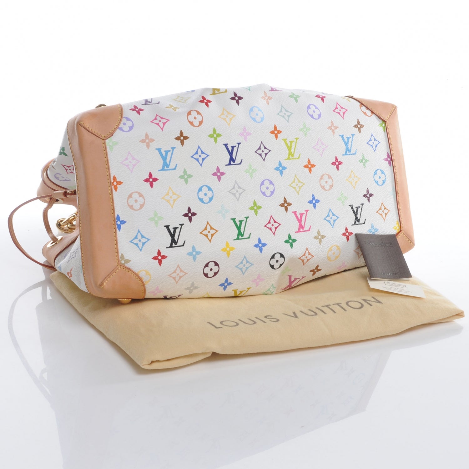 Louis Vuitton Monogram Multicolor Ursula White 4 of 8