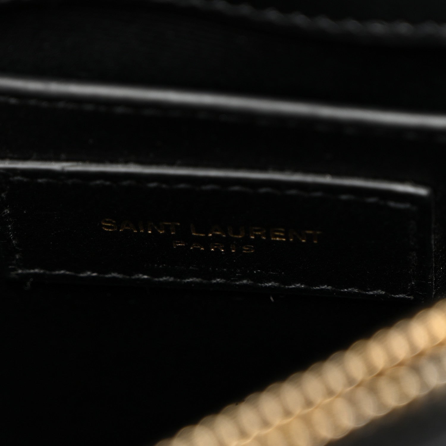 Saint Laurent Calfskin Y Quilted Monogram Small Loulou Chain Satchel Black 7 of 10