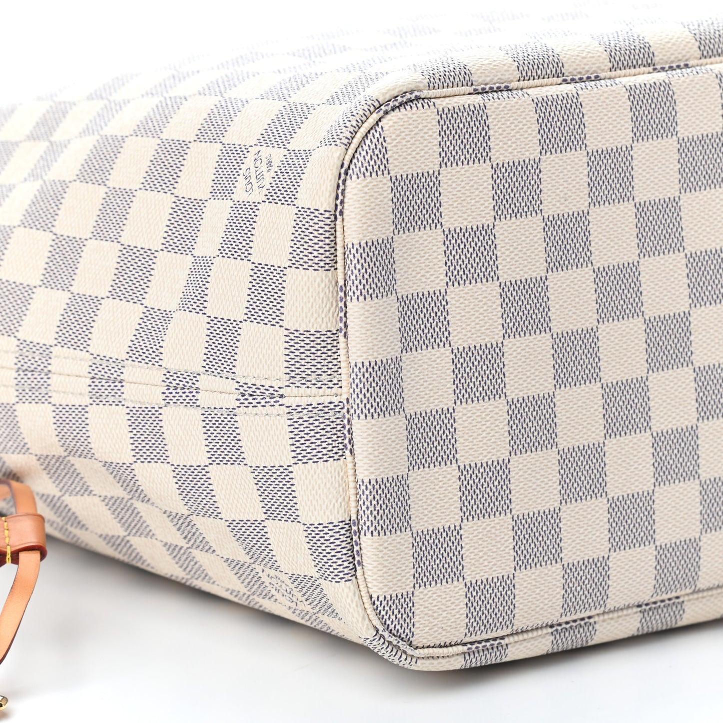 Damier Azur Neo Neverfull MM Rose Ballerine
