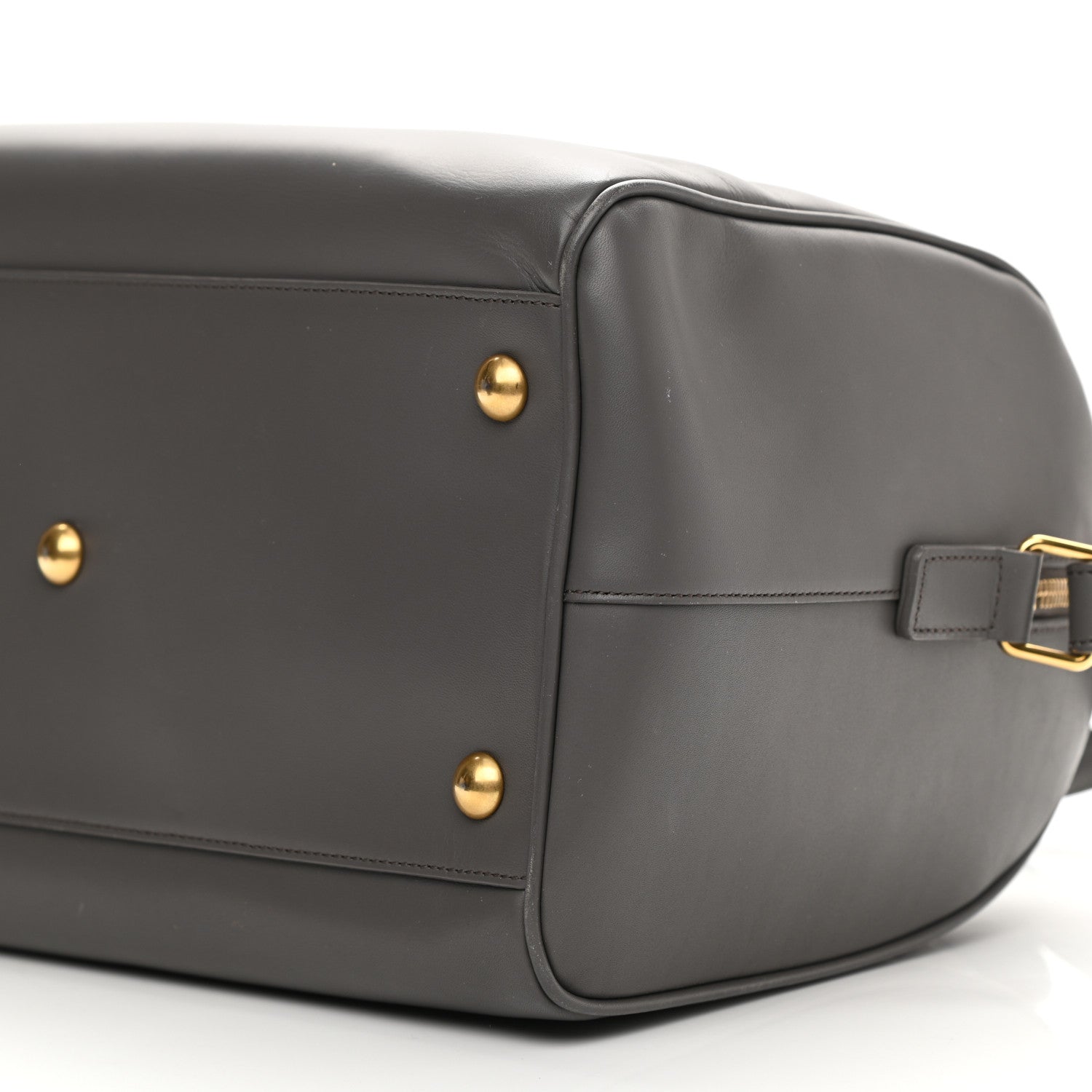 Saint Laurent Calfskin Classic Duffle 6 Earth 10 of 12