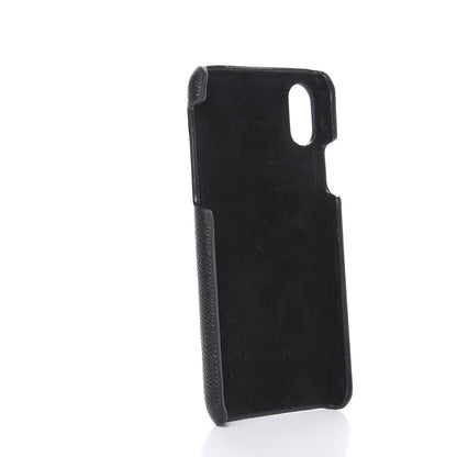 Christian Dior Grained Calfskin Saddle iPhone X Case Black 3 of 9