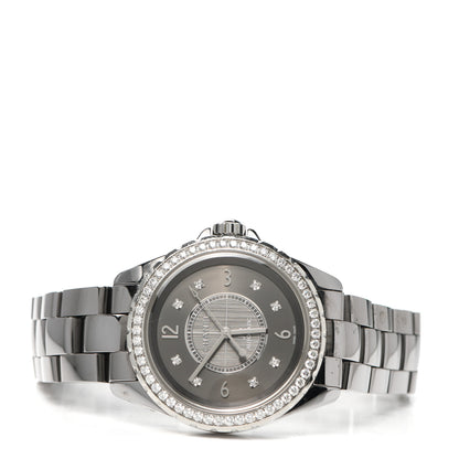 Chanel Titanium Ceramic Diamond Bezel 38mm J12 Automatic Watch 2 of 6