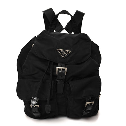 Prada Tessuto Nylon Vela Small Backpack Black 1 of 11