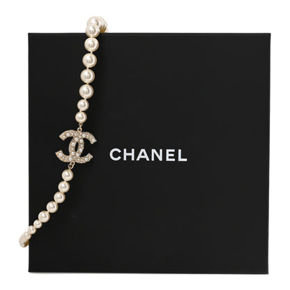Chanel Pearl CC 100th Anniversary Necklace Light Gold 5 of 5