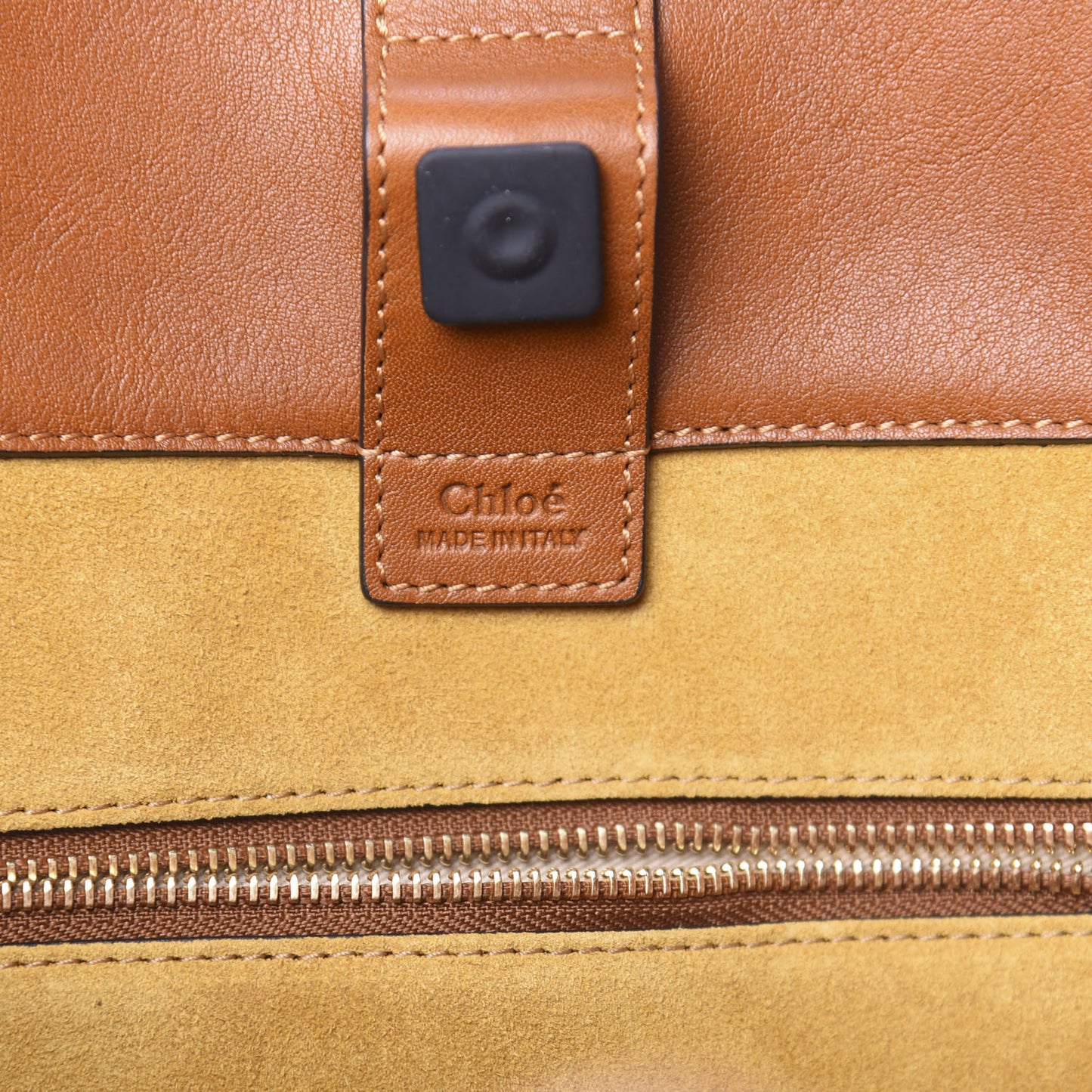 Smooth Calfskin Medium Milo Shopping Tote Caramel