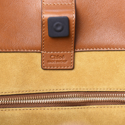 Chloe Smooth Calfskin Medium Milo Shopping Tote Caramel 6 of 10