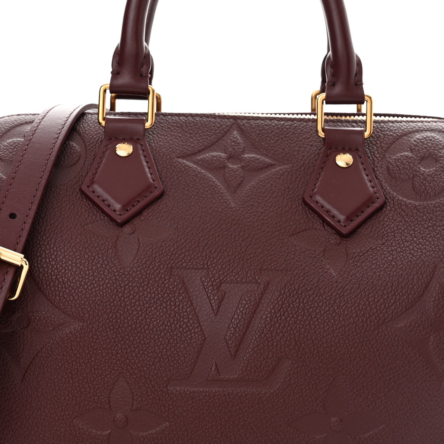 Louis Vuitton Empreinte Monogram Giant Speedy Bandouliere 25 Wine 7 of 9