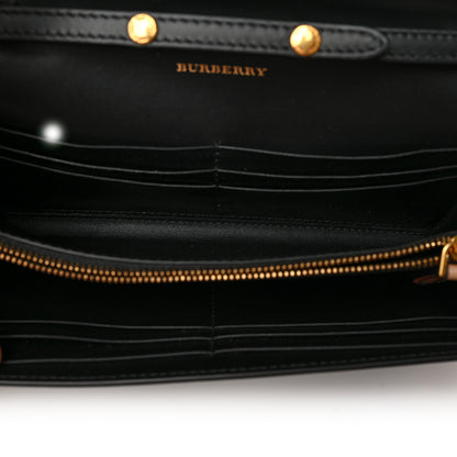 Burberry Calfskin Mini Vintage Check Henley Crossbody Antique Yellow 5 of 8
