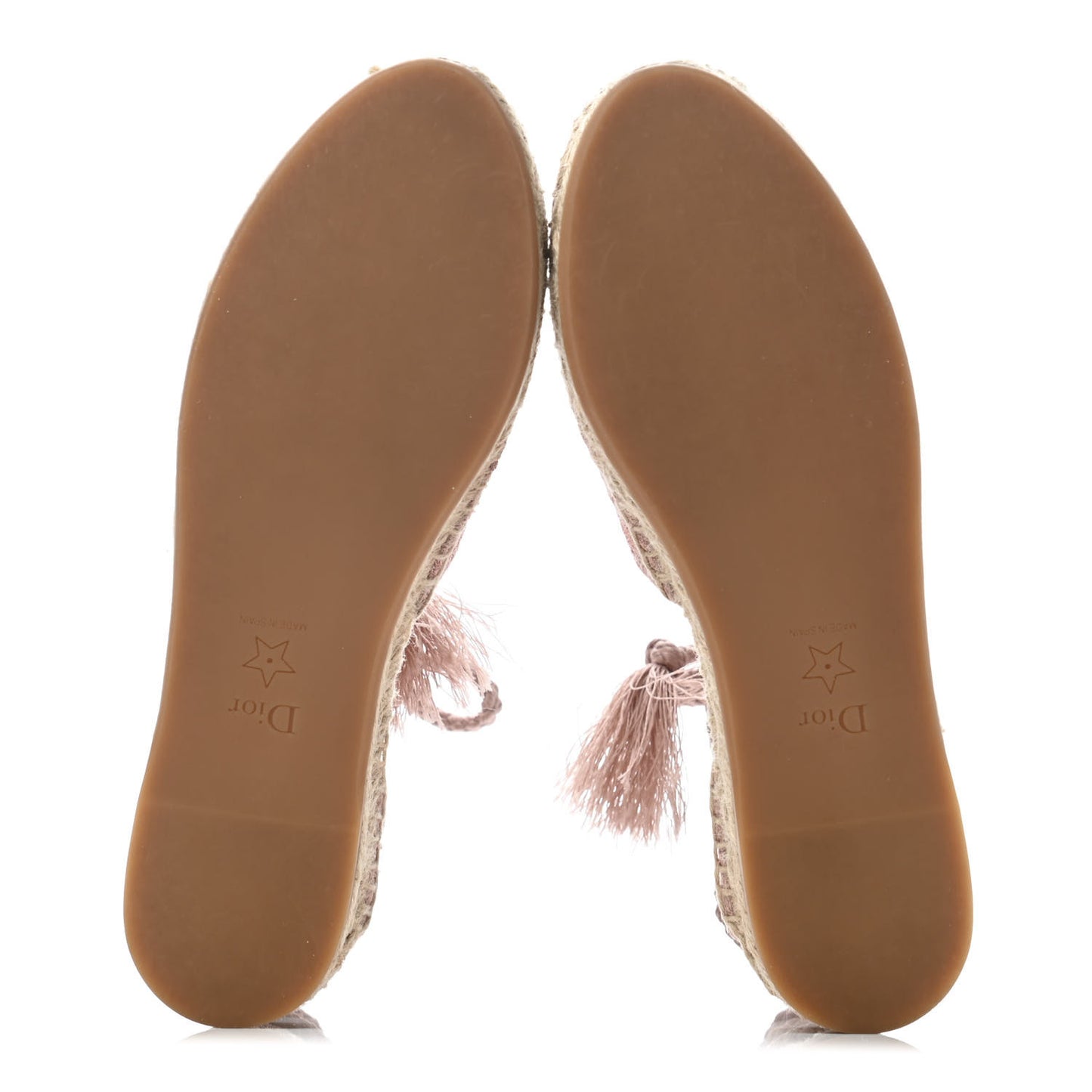 Canvas Embroidered Granville Ankle Tie Espadrilles Flats 36 Pink