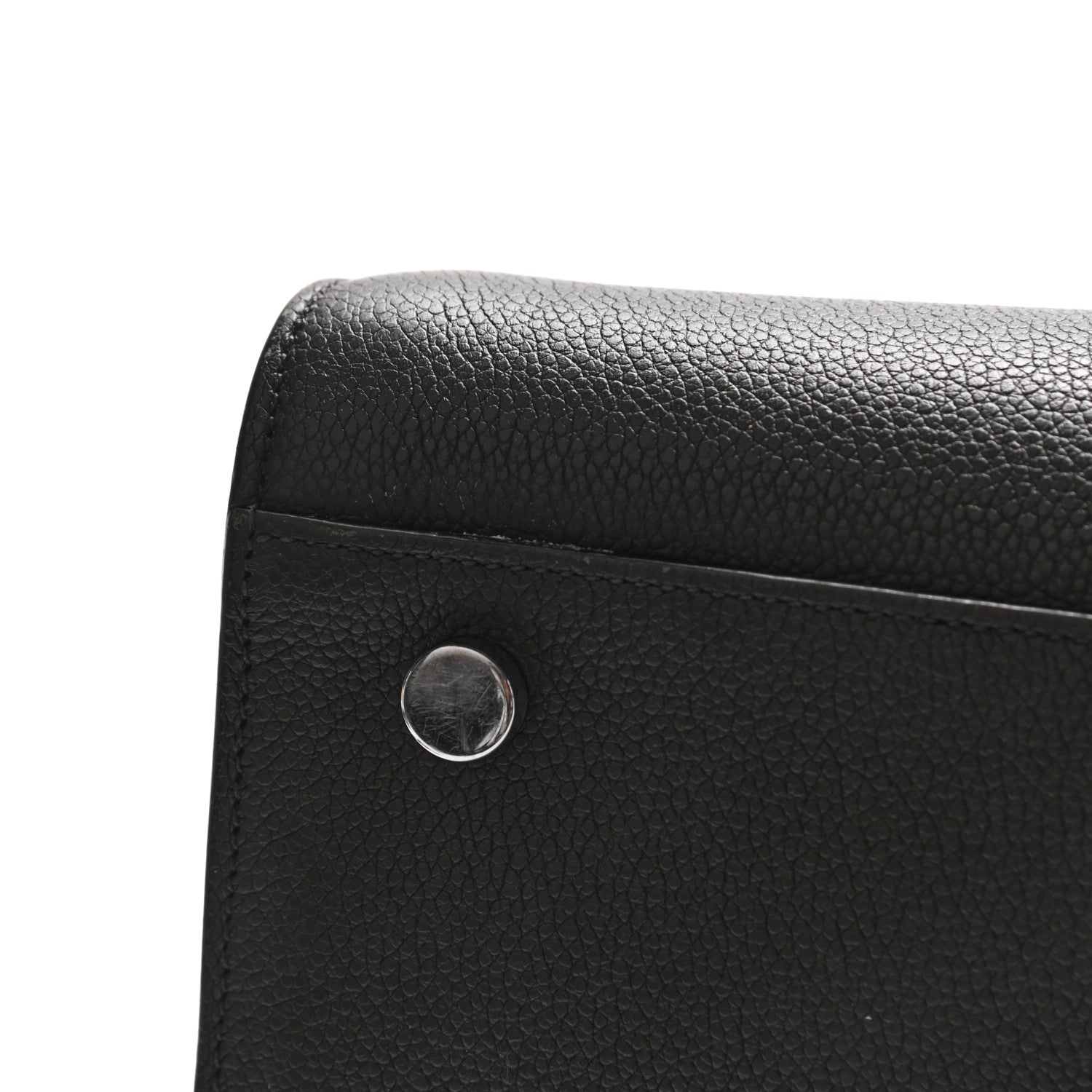 Saint Laurent Grained Calfskin Small Sac De Jour Coal 10 of 11