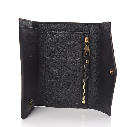 Louis Vuitton Empreinte Compact Curieuse Wallet Black 5 of 8