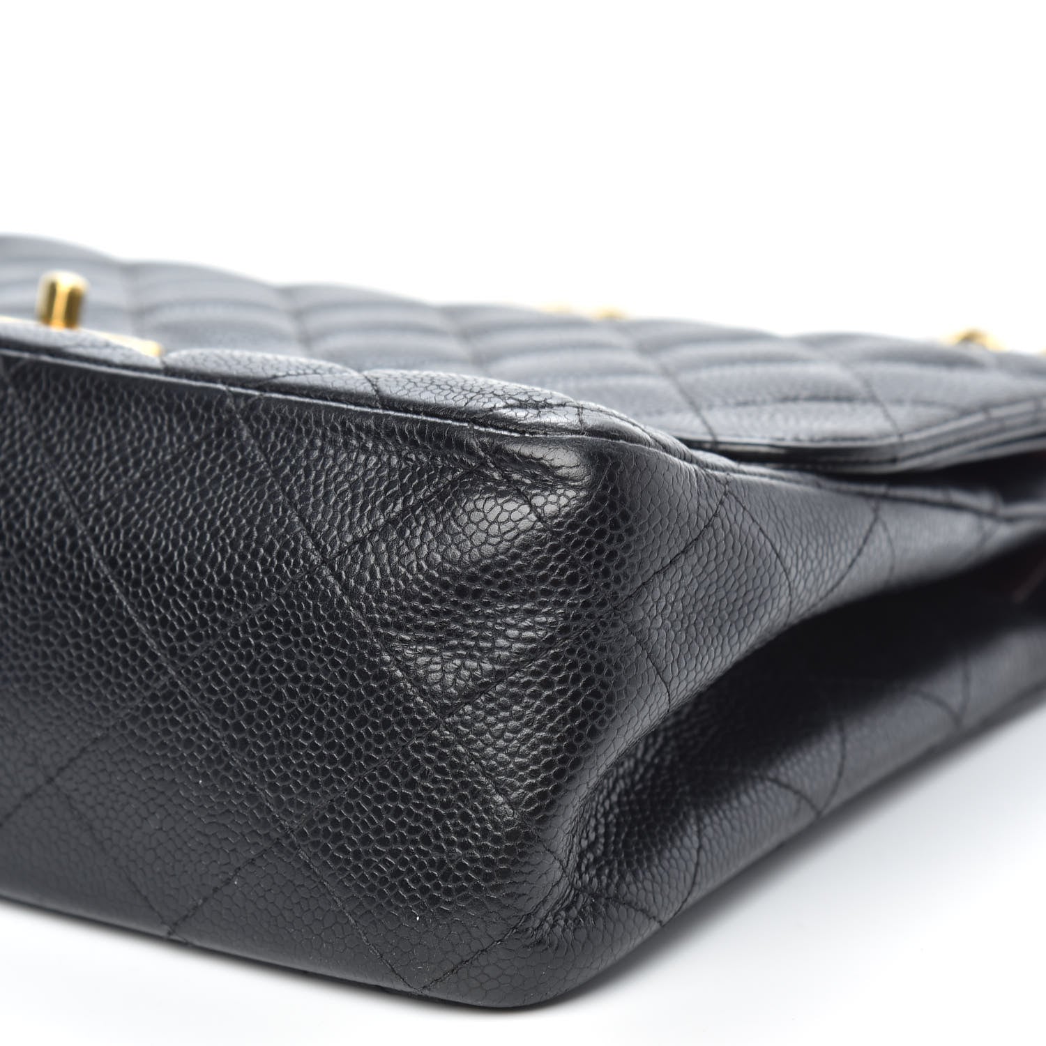 Chanel Caviar Quilted Jumbo Double Flap Black 10 of 13