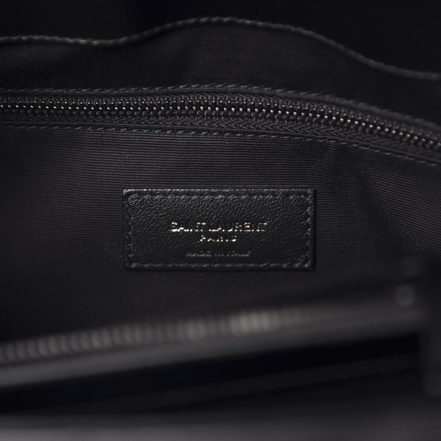 Saint Laurent Calfskin Y Quilted Monogram Medium Loulou Chain Satchel Black 8 of 11