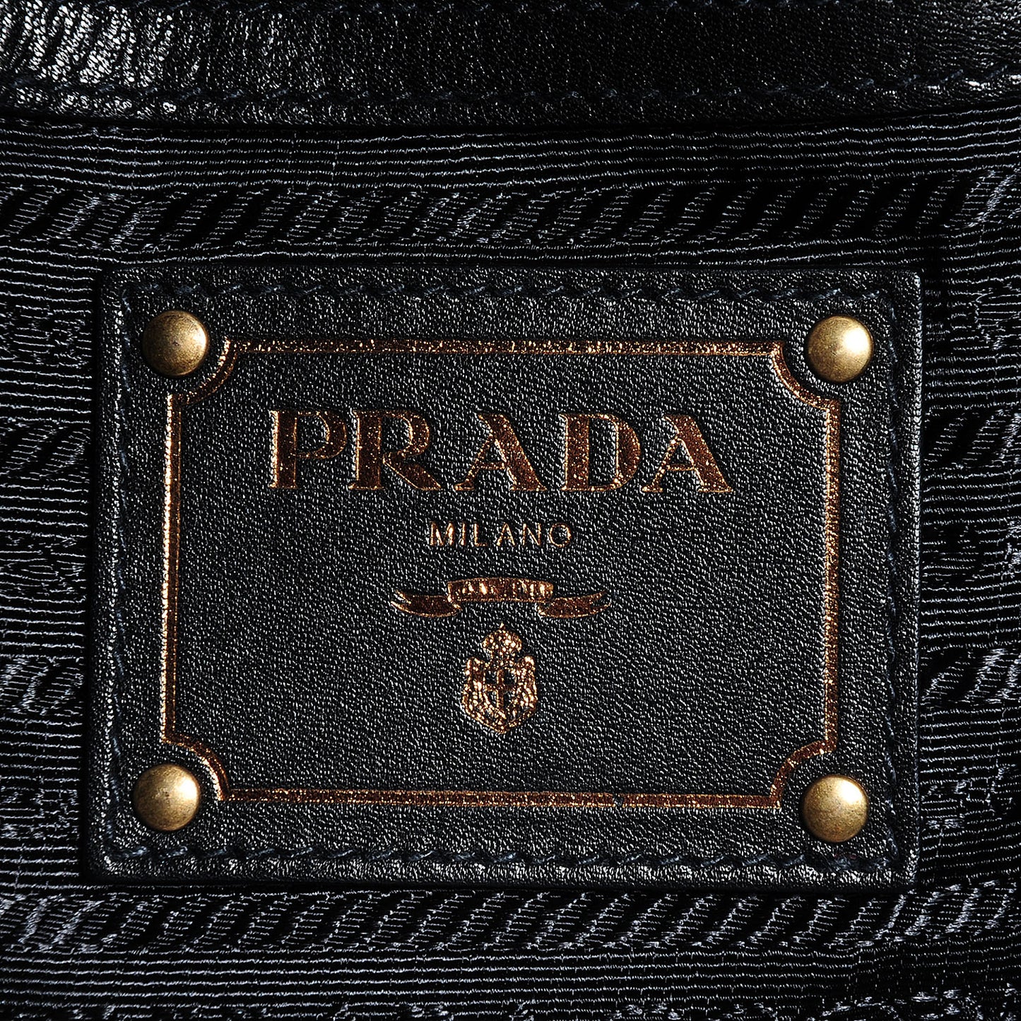 Nappa Drawstring Tote Black