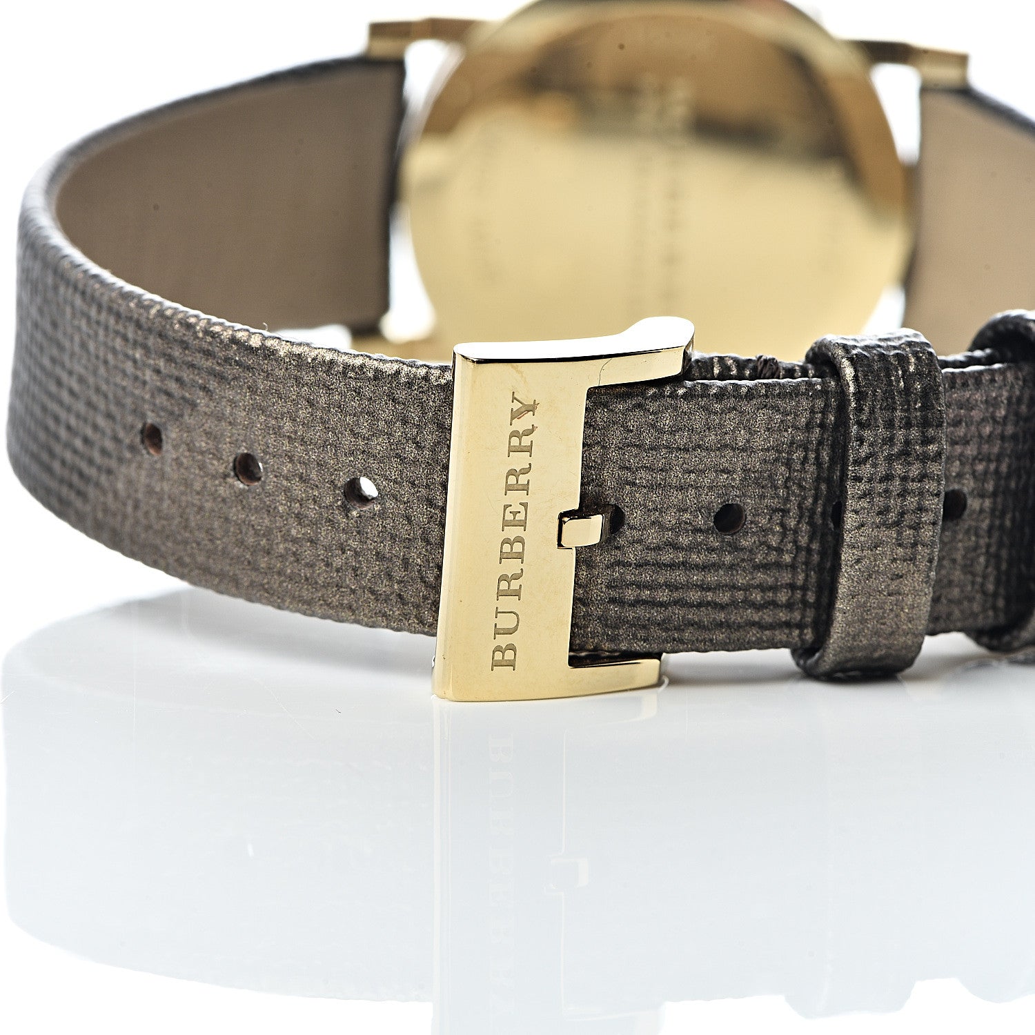 Burberry Stainless Steel Calfskin 28mm The City Quartz Watch Gold BU1875 6 of 11