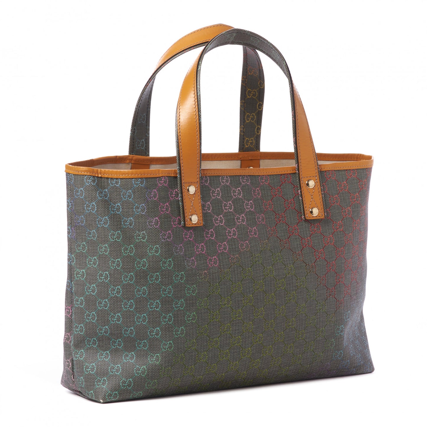 GG Plus Monogram Medium Signature Web Loop Tote Multicolor
