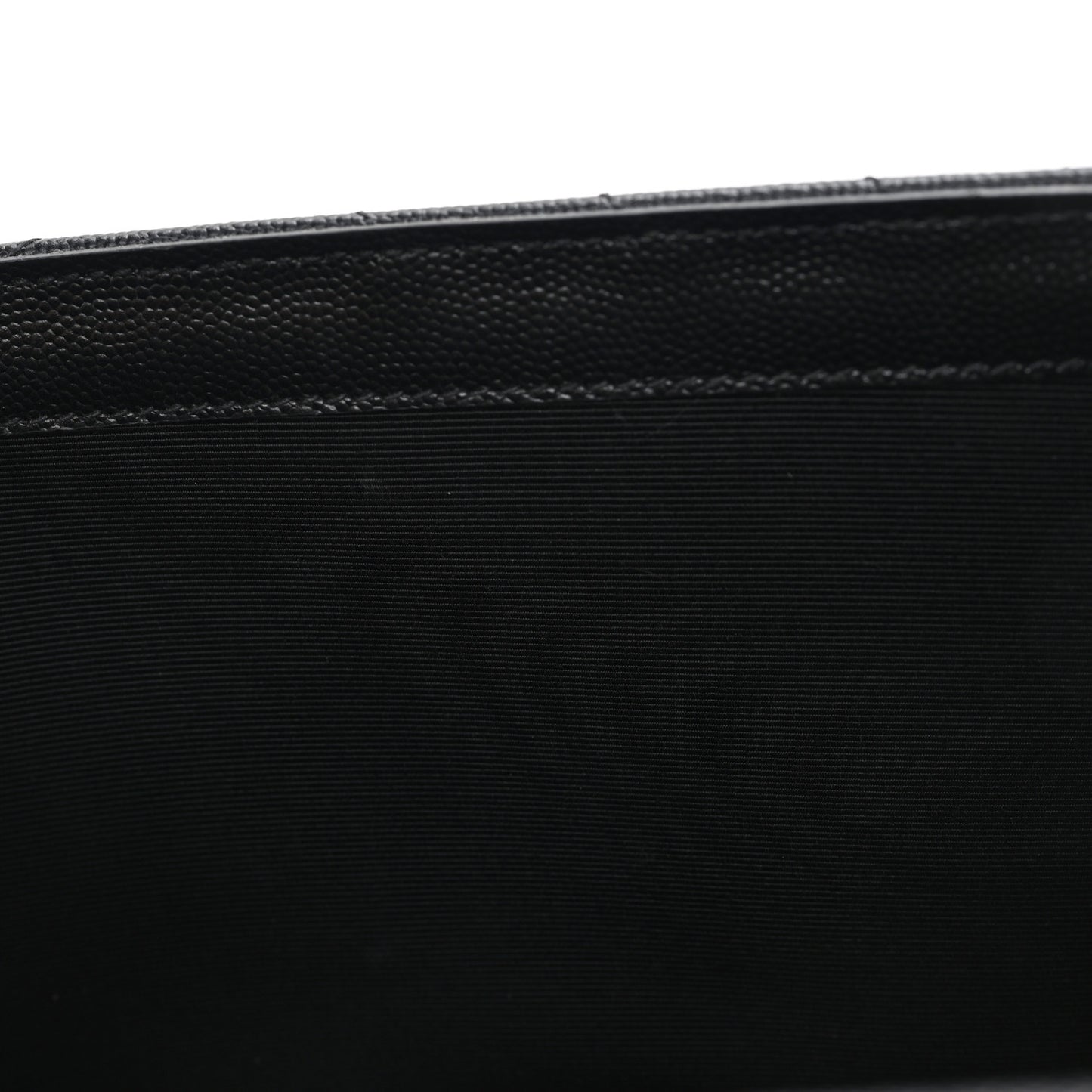 Grain De Poudre Matelasse Chevron Medium Monogram Satchel Black