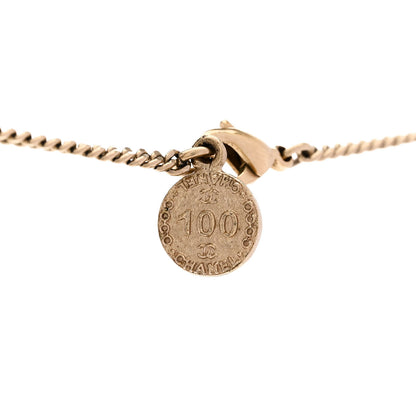 Chanel Pearl CC Pendant Necklace Gold 5 of 6