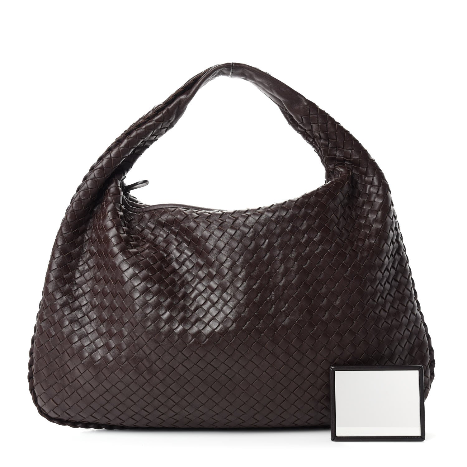 Bottega Veneta Nappa Intrecciato Large Veneta Hobo Ebano 3 of 10