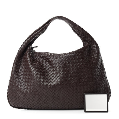 Bottega Veneta Nappa Intrecciato Large Veneta Hobo Ebano 3 of 10