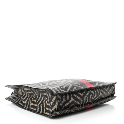 Gucci GG Supreme Monogram Caleido Web Vertical Tote Black 3 of 6