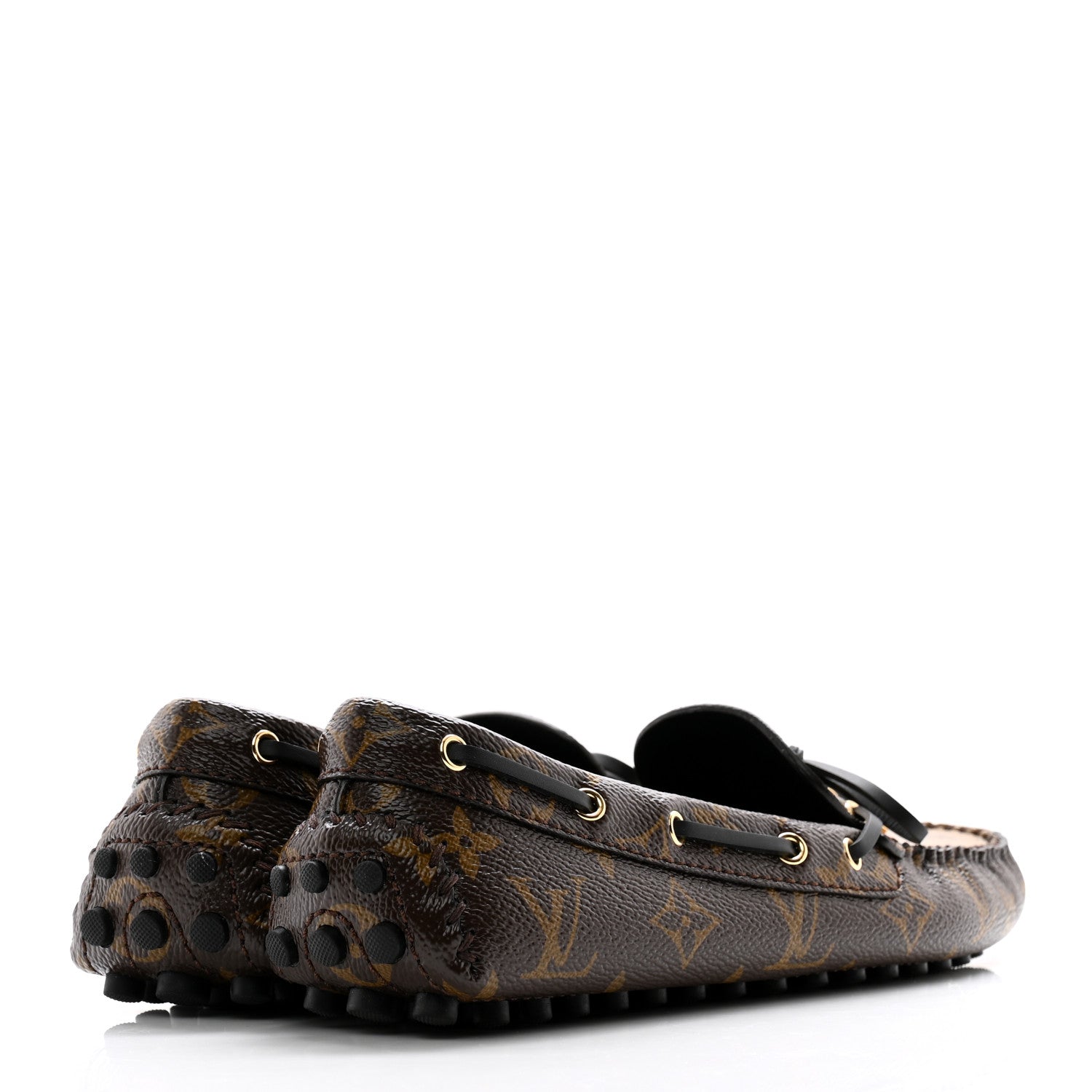 Louis Vuitton Patent Reverse Monogram Gloria Loafers 39 4 of 9