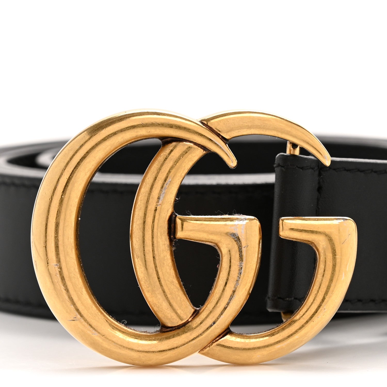 Gucci Calfskin Double G 25mm Belt 110 44 Black 6 of 8